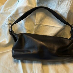 Cute small black leather purse by Express.